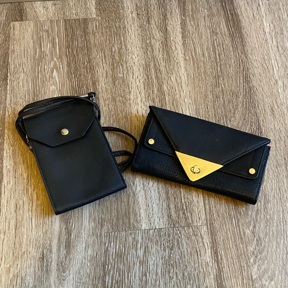 Lot of 2 bags - small bodybag and clutch